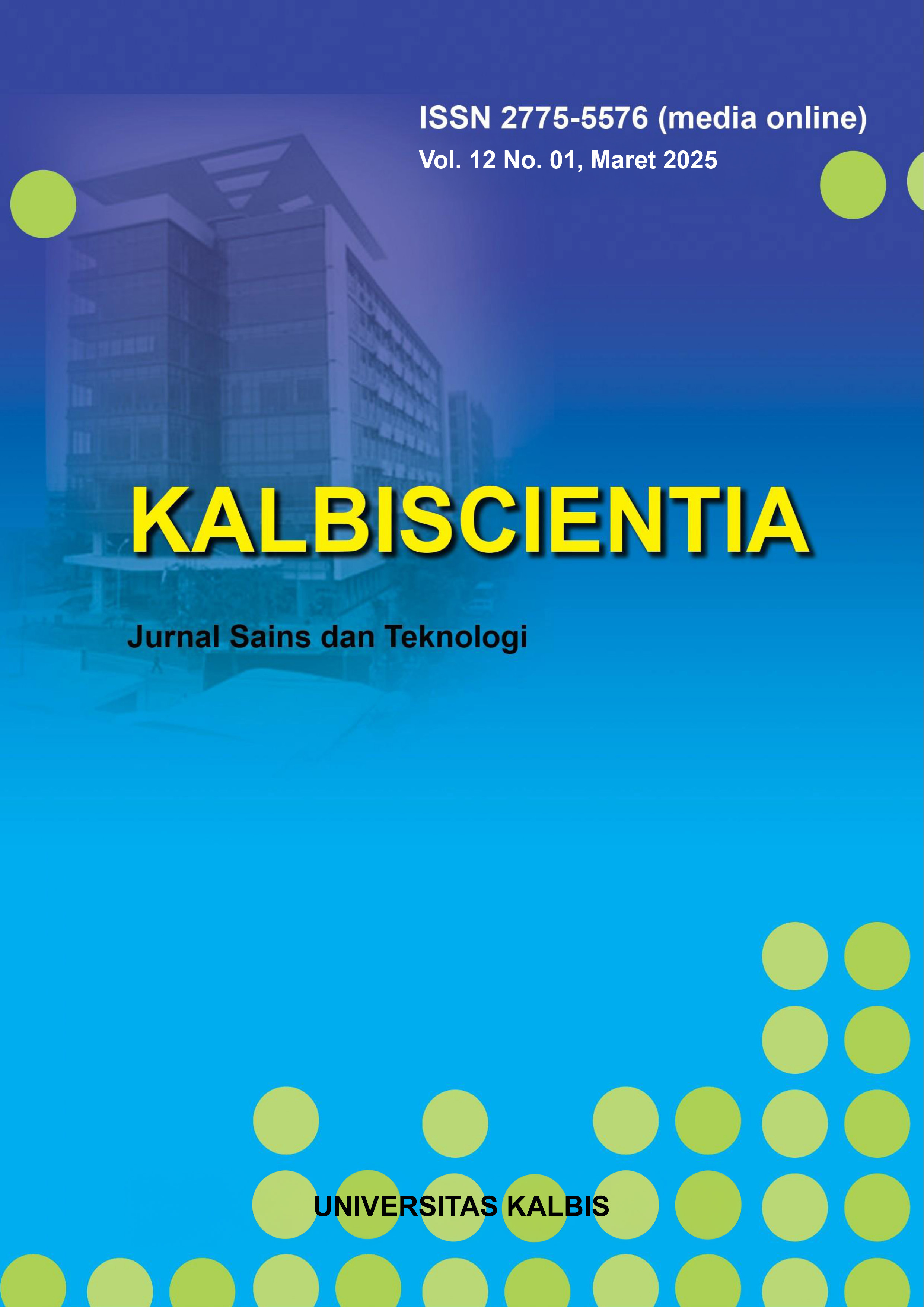 					View Vol. 12 No. 01 (2025): Jurnal Sains dan Teknologi
				